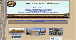 Desktop Screenshot of gpdtoytrainmuseum.com