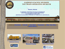 Tablet Screenshot of gpdtoytrainmuseum.com